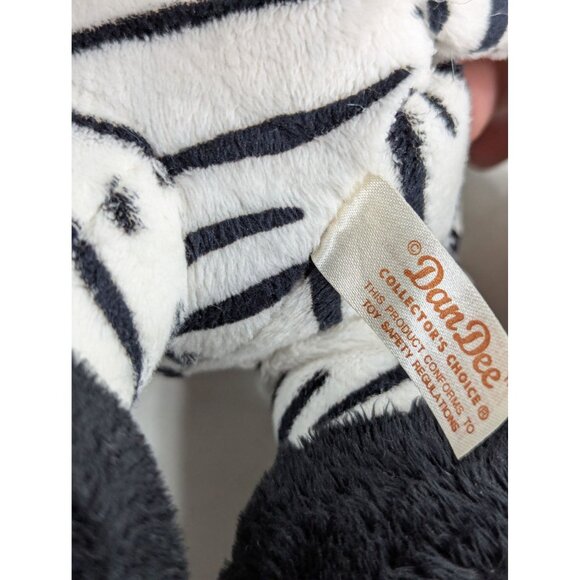 Zebra Plush "Prisoner Of Love" Whimsical Big Teeth Heart Valentines Gift 12" Dan - Picture 7 of 8